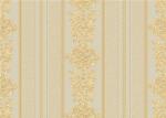 Romantic Individuality Natural Plant Fibers Victorian Damask Wallpaper For Sofa