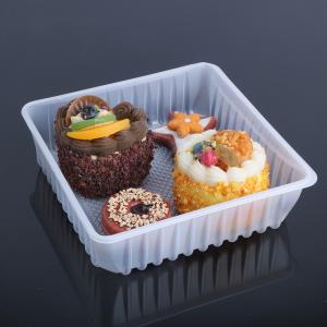 China Supermarket Thermoform Plastic Trays Rectangle PP For Food factory