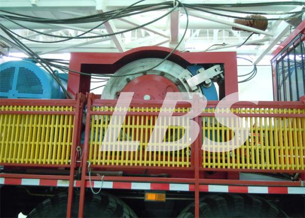 LBS Hydraulic Oil Rig Drawworks Safe For Shipyard Oil Mining