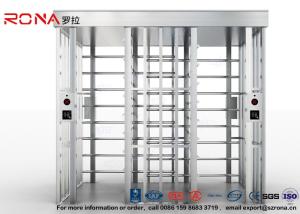 China Double Passage Controlled Access Turnstile Rapid Identification For Stadium With CE Approved on sale