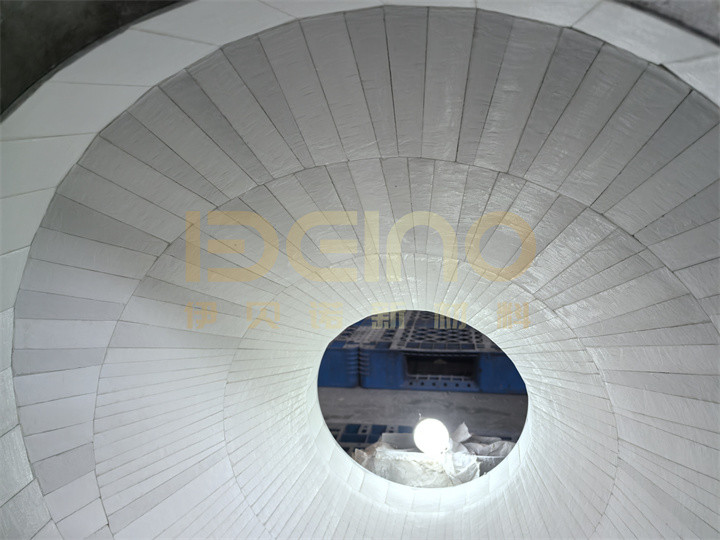 Wear resistant ceramic lined elbow for Power and Steel Industries