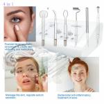 Vacuum Galvanic Face Acne Removal Machine Treatment 4 In 1 50Hz - 60Hz