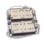 Alnico 5 Chrome Metal Pickup Dual Coil Closed Mini Humbucker for LP Guitar