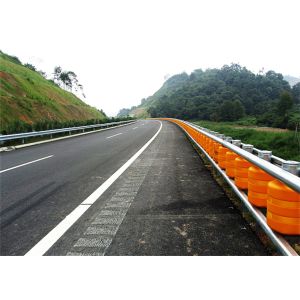 ISO Standard PU And PVC Safety Guard Rail Rolling Guardrail Barrier