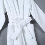 Hotel Cotton Bathrobe Hypoallergenic and Soft Medium Length Nightgown for Adults