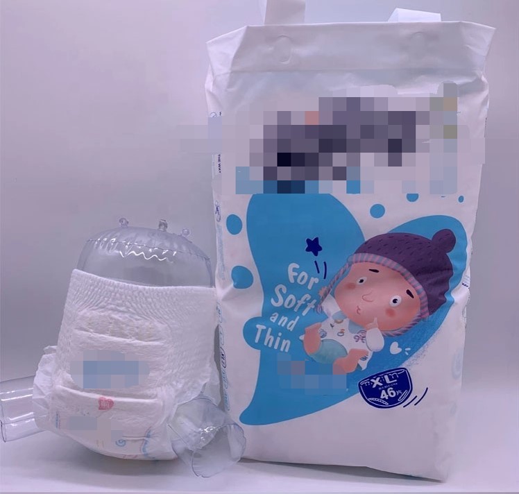 High Polymer Absorption Dry Surface Unisex Baby Nappies
