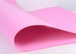 8mm Thickness Polyester Felt Fabric Pink Color , Anti - UV Felt Conveyor Belt