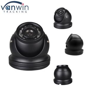 China HD IR Night Vision Vehicle Metal Dome Camera LED Truck Bus Car Camera factory