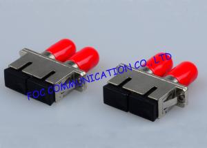 China SC - ST Duplex Metal Optic Fiber Adapter For Ftth And Fttx , Low Insertion Loss factory