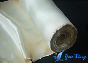 China 0.8MM Industrial High Temperature Fiberglass Cloth Fire Protection Fiberglass Material For Boats factory