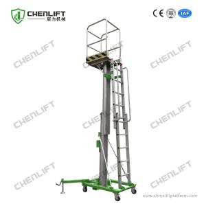 China 6.6m Working Height Manual Winch Elevating Lift with CE Standard factory