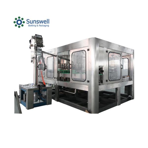 China Pet Bottle Aluminum Foil Sealing Machine 2000ml Container Filling factory