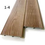 Commercial WPC Wall Cladding Anti Slip Exterior Synthetic Wood Cladding