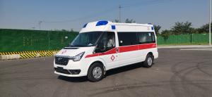 China Monitoring Patient Ford Transit Ambulance 4×2 Diesel Medi Cal Ambulance factory