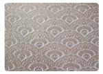 Water Soluble Fan Shaped Lace Fabric 65% Terylene + 35% Cotton CY-CT8521