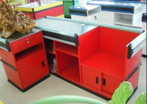 China Custom Cash Register Table Counter / Checkout Counters For Retail Stores factory