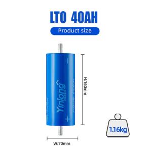 China 66160 Rechargeable Lithium Titanate Battery 2.3V Yinlong Lto 55Ah 35Ah 40Ah factory