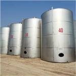 Material Flow Used Stainless Steel Storage Tanks 10 Tons