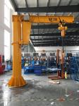 Slewing Arm Pillar Mounted Jib Crane , High Safety Post Mounted Jib Crane
