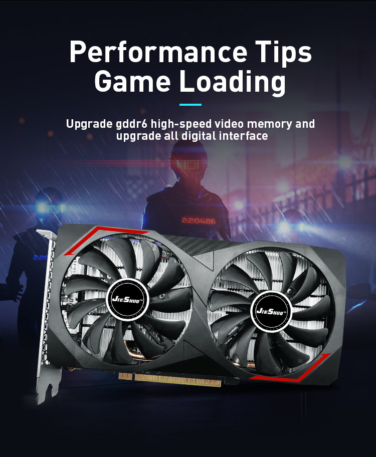 RX 6600 XT Gaming Graphics Card 8G 128bit GDDR6 Memory 16GHz Memory Frequency DirectX12 3D