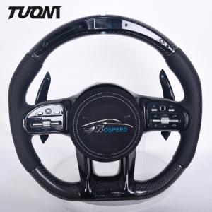 China Mercedes Benz Carbon Fiber Steering Wheel Ergonomic 350mm factory