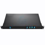 Ftth Single Mode Odf Fiber Optic Splitter 1x4 Rack Mount