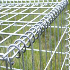 China Zinc Coated Wire Mesh Gabion Box Garden Gabion Stone Cage Anti Rust factory