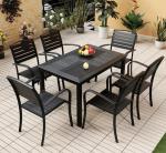 WPC Furniture Set Anti-Corrosion Patio Outdoor Outdoor Leisure Balcony Garden