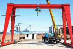 MH 2t Electric gantry crane，Outdoor stockyard, gantry crane, electric hoist