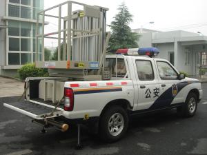 China Truck Mounted Boom Lift , Vertical Double Mast Hydraulic Elevating Platform factory