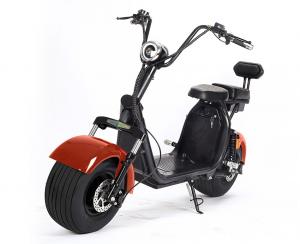 China Fat Tire Harly Battery Powered Motor Scooters Double Seat Rearview Mirrors For Adult on sale