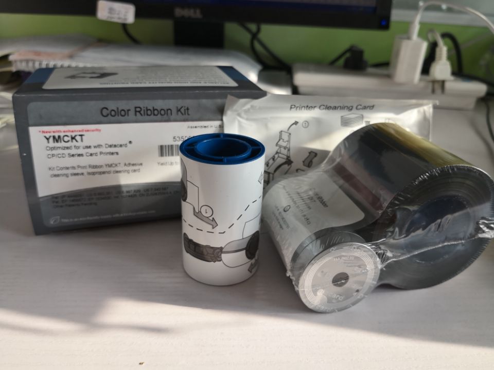 Datacard CD800 ID Card Printer Color Ribbons 9mm Width Wide Selection in Malaysia