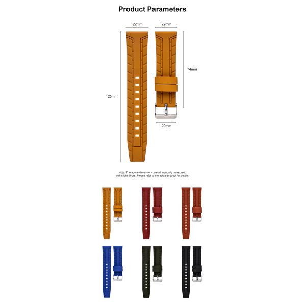 Tyre tread rubber strap · Customisable logo
