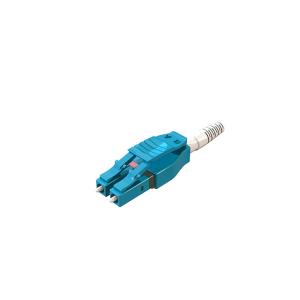 China Blue uniboot 2.0 LC Fiber Optic Connector Assembly Uniboot 2.0 for Data Center Cabling factory