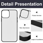 TPU Edge Aluminum Plate Sublimation Phone Case Compatible IPhone 15 16 Pro Max