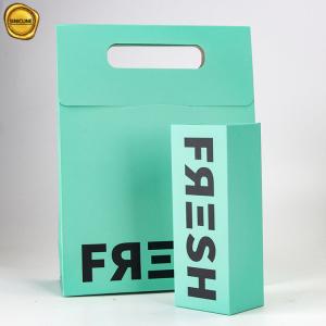 China Custom Gift Bag Paper Bag Custom Design Green Sunglasses Paper Bag factory