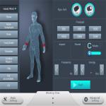 1-6 Bar Air Pressure Therapy Machine With 8 Inch Size Touch Screen 350W