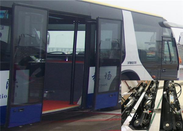 Outswing Pneumatic Bus Door Mechanism Drivng With Gear And Cylinder For Airport