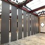 Sliding Folding Partition Walls Wooden Acoustic Soundproof Mobile Partition