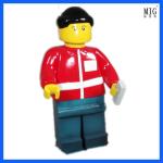 frozen character cartoon Lego toy statue life size of fiberglass colorful as