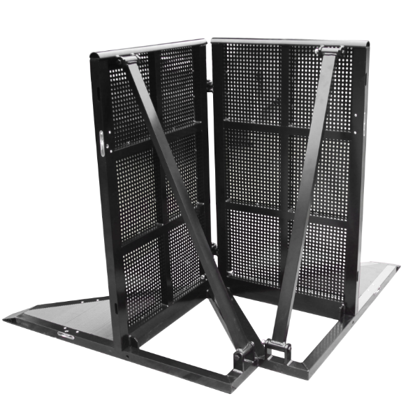 Lightweight Aluminum Crowd Control Barricades , Aluminum Concert Crowd Barriers