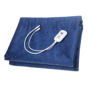 Soft Flannel Graphene Coating Electric Blanket with Temperature Control and