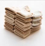 Newborn infant winter baby socks thick and warm organic cotton baby socks