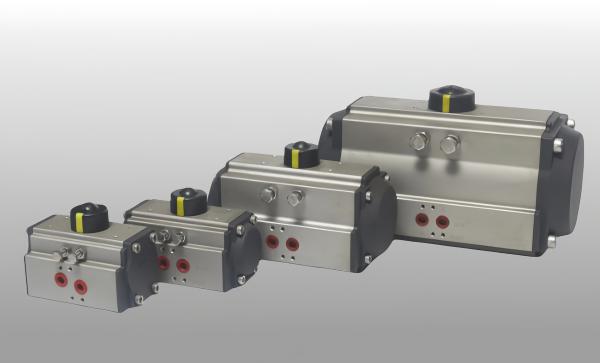 90 Rotation Rack Pinion Pneumatic Actuator Aluminum Alloy Part Turn Air Actuator