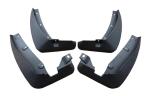 PP Black Car Mud Guards For Renault Koleos 2012-2016 Mud Flaps / Splash Guard