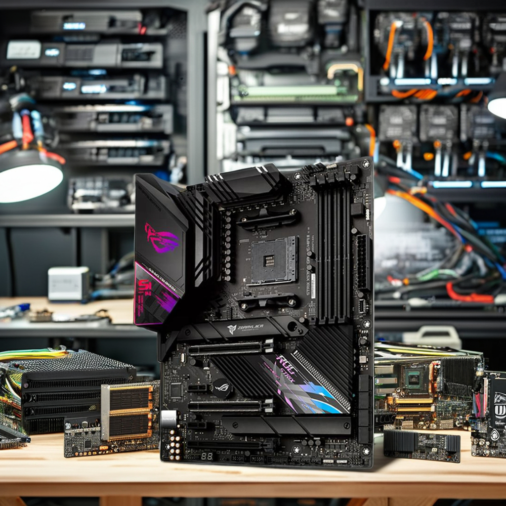 ROG STRIX X570-E GAMING WIFI II Motherboard New Original DDR4 Memory SATA Hard Drive Interface Intel X99 Supports I7 128GB