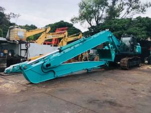 China SK200 Kobelco Attachments Long Reach Excavator Boom Stick With Bucket And Cylinder factory