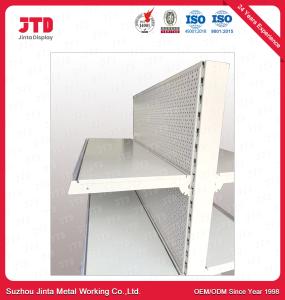 China S50 Double Sides Gondola Shop Shelving Powder Coated Finish factory