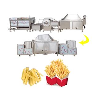 China Semi-Automatic Frozen French Fries Production Line for Easy Operation and Maintenance factory