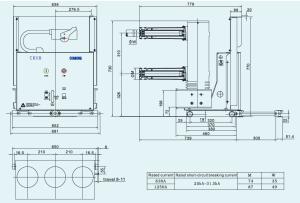 China 24KV Indoor Vacuum Circuit Breaker Flexible Installation Design Compact Structure factory